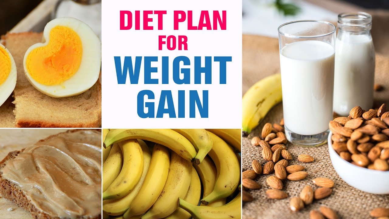 Dietary recommendations for gaining weight