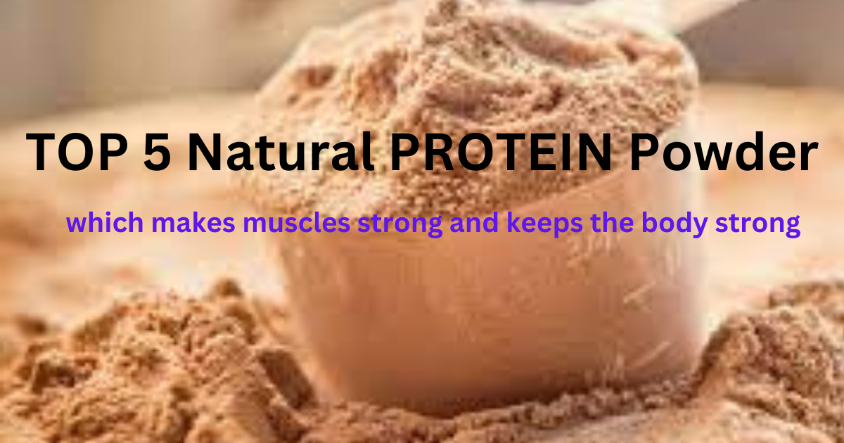 TOP 5 Natural PROTEIN Powder : which makes muscles strong and keeps the body strong